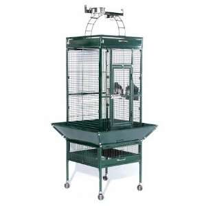  Small Wrought Iron Select Bird Cage   Pewter: Pet Supplies