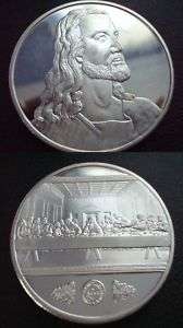 Onzas Silver .999 Proof Coin Jesus Uncirculated  