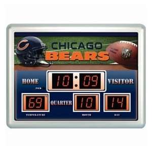    Chicago Bears Clock   14x19 Scoreboard