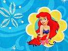 New Disney Little Mermaid Fabric BTY Cartoon Movie Flounder Sebastian 