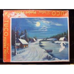  Winter Evening Jigsaw Puzzle Toys & Games