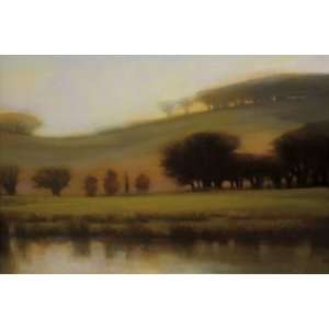 Lynne Windsor 36W by 24H  April Morning CANVAS Edge #3 3/4 image 