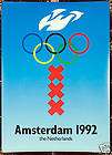   Vintage Poster Walter Van der Ven 1920 Olympics Belgium Anvers Sports