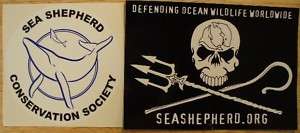 Sea Shepherd Support Stickers donated to Galapagos  