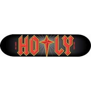 Holy Skate Black Signature Logo 7.6 skateboard deck  