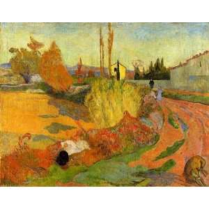  Oil Painting Landscape Farmhouse in Arles Paul Gauguin 