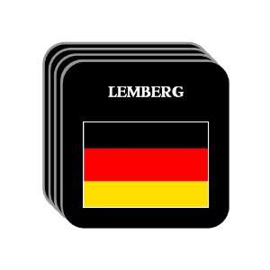 Germany   LEMBERG Set of 4 Mini Mousepad Coasters