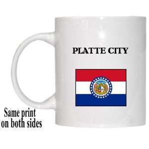    US State Flag   PLATTE CITY, Missouri (MO) Mug 