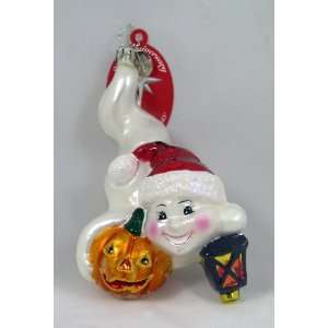  RADKO HOLIDAY SPIRIT Ghost Jack O lantern Halloween Glass 