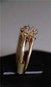 LADIES GARNET or DIAMOND RING~14K YELLOW GOLD~FLIP RING  
