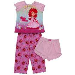 Strawberry Shortcake Girls 3 piece Pajama Set  Overstock
