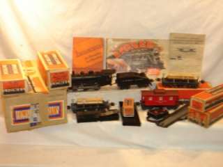 Lionel Prewar O Gauge 1941 Train Set  Special Box 1662 2203 3651 