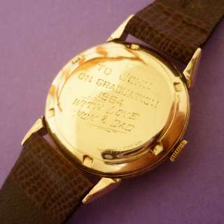 1950s Mens Vintage ETERNAMATIC   14k GOLD FILL   1424 Automatic 