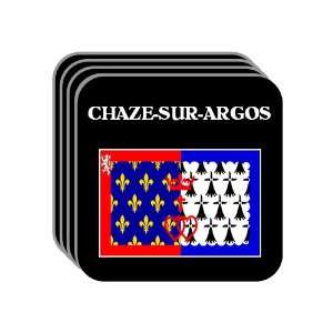 Pays de la Loire   CHAZE SUR ARGOS Set of 4 Mini Mousepad Coasters