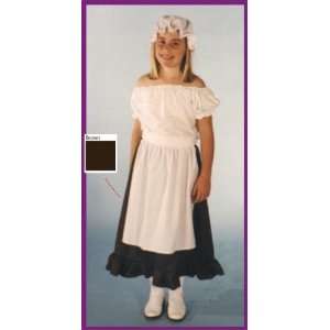   Costume 11 110/BR 8 10 Child Ruffle Skirt   Brown