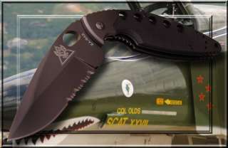 Ka Bar Knives TDI Sidelock Folder Black Pocket Knife  
