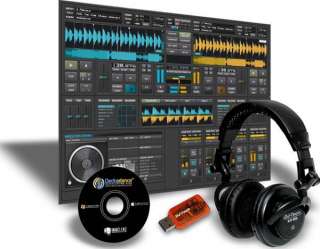 DJ TECH  Mixing Package (Headphones, Soundcard, and Software 