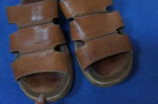 DANSKO Tan Leather Upper Slides Sandal Sz 41  