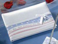 Patriotic Guest Book Pen Candle Pillow Wedding Set  