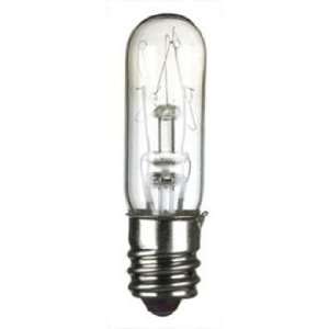   Pack 15 Watt Clear Candelabra Tube Light Bulbs: Home Improvement