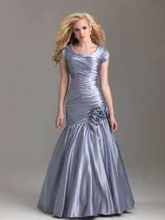   Sleeves Deb Prom Ceremony Evening Bridesmaid Dress prom Gown  