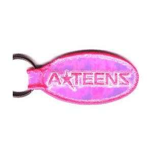  A Teens Pink Embroidered Keyfob Keychain Toys & Games