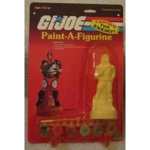    1984 G. I. JOE ZARTAN THE ENEMY PAINT A FIGURINE Toys & Games