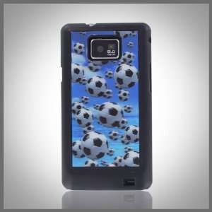   Balls Football 3D hologram case cover for Samsung Galaxy S 2 i9100