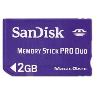  SANDISK CORPORATION 2GB MEMORY STICK PRO MSPRO DUO CARD W 