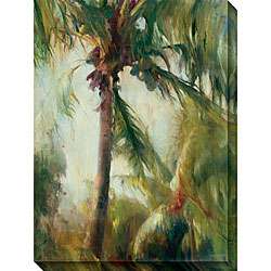 Allyson Krowitz Tropical Palm Gallery wrapped Art  