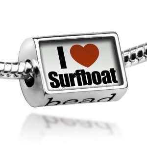  Beads I Love Surfboat   Pandora Charm & Bracelet 
