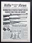 1960 REMINGTON 40X 513T 521T 22 Rim Fire Target Rifles magazine Ad 