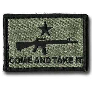  AR 15 Come and Take It Tactical Patch   ACU/Foliage 