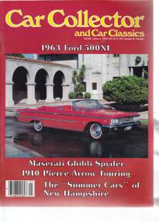   83, 1963 Galaxie 500XL 406, Maserati Ghibli SS, Vanity Plates  