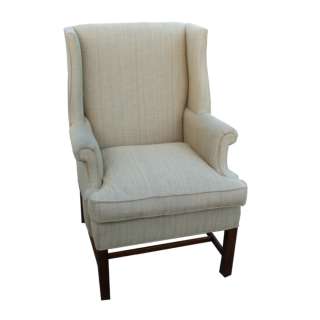 Vintage Wingback Hickory Chair Lounge Arm Chair  