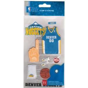  NBA Team Stickers Jolees Boutique   Denver Nuggets Arts 