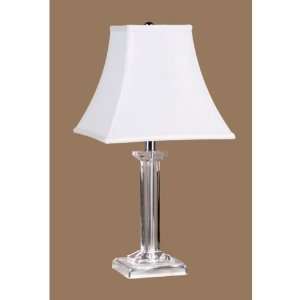   Laura Ashley SFG911 BTA301 Paloma Silver Table Lamp: Home Improvement