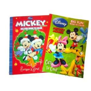  Disney® Mickey Mouse Christmas Coloring Book Set (2 Coloring 