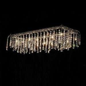   Chandelier Light Lamp w Crystal Ceiling Light: Home & Kitchen