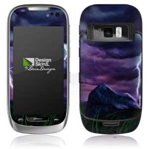  Design Skins for Nokia 701   Purple Lightning Design Folie 