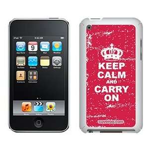  Keep Calm and Carry On on iPod Touch 4G XGear Shell Case 
