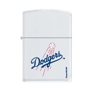  Zippo Lighter MLB Los Angeles Dodgers White Matte 