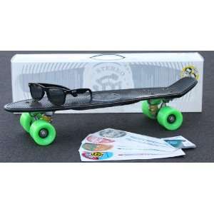  Stereo Black Vinyl Cruiser Complete Skateboard With 
