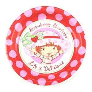  Strawberry Shortcake Lunch Plates 8ct: Toys & Games