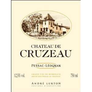 2006 Chateau de Cruzeau Pessac Leognan 750ml Grocery 