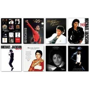  Michael Jackson   Mini Poster Set of Eight   Officially 