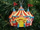 New Big Top Circus Tent Cirque Carnival Animal Tamers Christmas Tree 