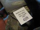 Mens ORVIS Pure New Wool HARRIS TWEED Buckle Back Vest 42R USA  