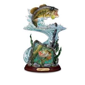  Largemouth Bass Sculpture Collection Anglers Glory