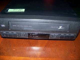 Zenith VCP353 AC/DC Video Cassette Player VHS Works  